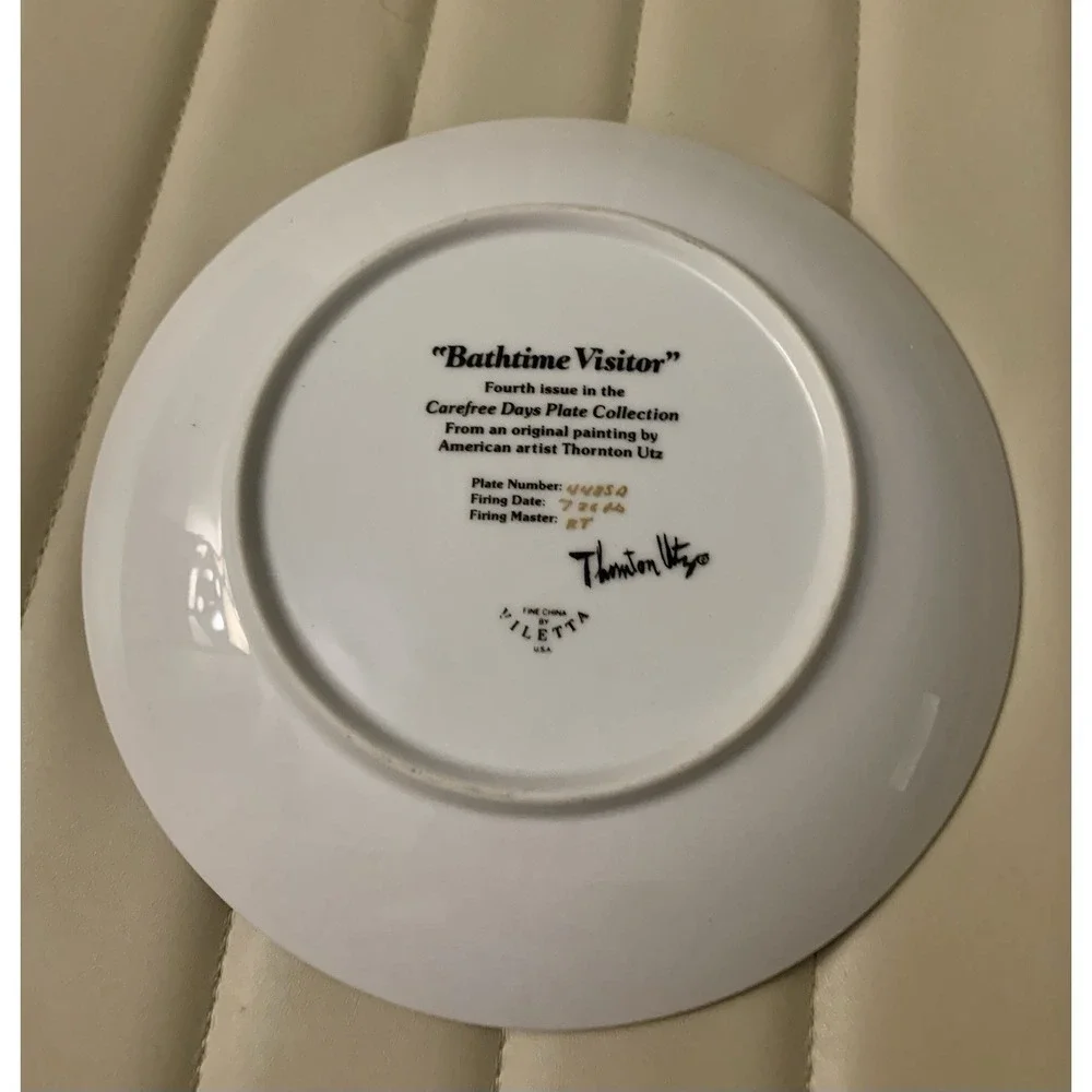 Thornton Utz Collector Plate 